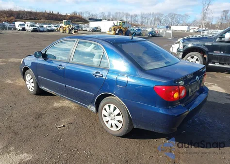 2003 Toyota Corolla Le из США, поврежденный, VIN 2T1BR32E53C078664